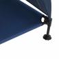 Preview: Erhöhtes Hundebett mit abnehmbarem Dach Marineblau XL Stahl