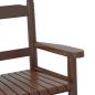 Preview: Schaukelstuhl für Kinder 2 Stk. Braun Massivholz Pappel