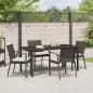 Preview: Set von 3 Braun PE Rattan Mittel Robust Rechteckig Modern