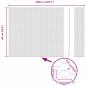 Preview: Zaunpfosten 5 Stück U-Profil Grau 60 cm Stahl, Sechseckzaun Grau 0,6x10 m Stahl