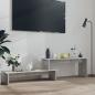 Preview: ARDEBO.de - TV-Schrank Betongrau 180x30x43 cm Holzwerkstoff