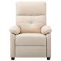 Preview: Massagesessel Creme Stoff