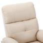 Preview: Massagesessel Creme Stoff