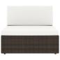 Preview: 10-tlg. Garten-Lounge-Set Poly Rattan Braun