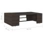 Preview: 6-tlg. Garten-Lounge-Set mit Kissen Braun Poly Rattan