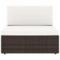 Preview: 5-tlg. Garten-Lounge-Set Poly Rattan Braun