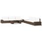 Preview: ARDEBO.de - 7-tlg. Garten-Lounge-Set Poly Rattan Braun