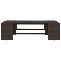 Preview: 7-tlg. Garten-Lounge-Set Poly Rattan Braun