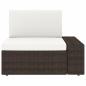 Preview: 7-tlg. Garten-Lounge-Set Poly Rattan Braun