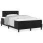 Preview: Boxspringbett mit Matratze Schwarz Samt