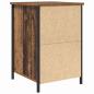 Preview: Nachttisch Altes Holz 40x42x60 cm Beschichtetes Holz