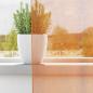 Preview: Voile Vorhänge mit Stangentaschen 2 Stk. Orange