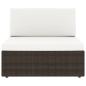 Preview: 10-tlg. Garten-Lounge-Set Poly Rattan Braun