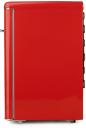 Preview: DOMO DO91703R Stand Retro Kühlschrank mit Gefrierfach, 54,5 cm breit, 120 L, rot