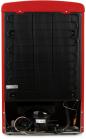 Preview: DOMO DO91703R Stand Retro Kühlschrank mit Gefrierfach, 54,5 cm breit, 120 L, rot