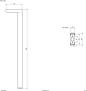 Preview: EVN LED Wegeleuchte, IP54, 100-240V, 7W, 3000K, 443lm, 650mm, anthrazit (PLL65071502)