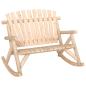 Preview: 4-tlg. Garten-Lounge-Set Massivholz Fichte