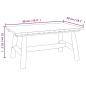 Preview: 3-tlg. Garten-Lounge-Set Massivholz Fichte