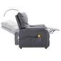 Preview: Massagesessel Hellgrau Stoff