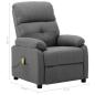 Preview: Massagesessel Hellgrau Stoff