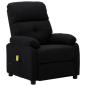 Preview: Massagesessel Schwarz Stoff