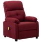 Preview: Massagesessel Weinrot Stoff