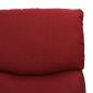 Preview: Massagesessel mit Aufstehhilfe Weinrot Stoff