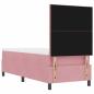 Preview: Boxspringbett mit Matratze Rosa 80x200 cm Samt