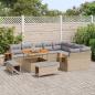 Preview: Gartensofa-set 12 Stk. Beige Poly-Rattan