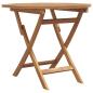 Preview: 3-teiliges klappbares Garten Bistro Set aus solidem Teakholz