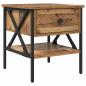 Preview: Nachttisch Altholz 40x42x45 cm Holzwerkstoff