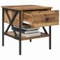 Preview: Nachttisch Altholz 40x42x45 cm Holzwerkstoff