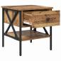 Preview: Nachttisch Altholz 40x42x45 cm Holzwerkstoff