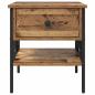 Preview: Nachttisch Altholz 40x42x45 cm Holzwerkstoff