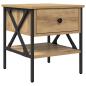 Preview: Nachttisch Artisan Eiche 40x42x45 cm Holzwerkstoff