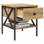 Preview: Nachttisch Artisan Eiche 40x42x45 cm Holzwerkstoff