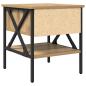 Preview: Nachttische 2 Stk Massivholz Eiche 40x42x45 cm Fertig Holz