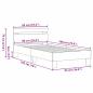 Preview: Rustikales Holz Bettgestell Altes Holz Massivholz 90 x 190 cm