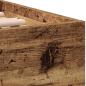 Preview: Rustikales Holz Bettgestell Altes Holz Massivholz 90 x 190 cm