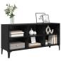 Preview: Schwarzer Eichen TV Stand Schwarze Eiche Spanplatte Standard