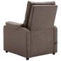 Preview: Massagesessel Taupe Stoff