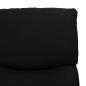 Preview: Massagesessel mit Aufstehhilfe Schwarz Stoff