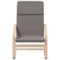 Preview: Relaxsessel mit Hocker Taupe Stoff
