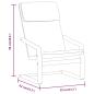 Preview: Relaxsessel mit Hocker Taupe Stoff