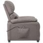 Preview: Relaxsessel Elektrisch Taupe Stoff