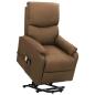 Preview: ARDEBO.de - Massagesessel mit Aufstehhilfe Taupe Stoff