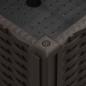Preview: Pflanzkasten mit Rollen Braun 150x80x54 cm PP