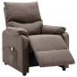 Preview: Massagesessel Elektrisch Taupe Stoff