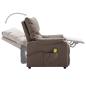 Preview: Massagesessel Elektrisch Taupe Stoff