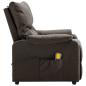 Preview: Massagesessel Elektrisch Dunkelbraun Stoff